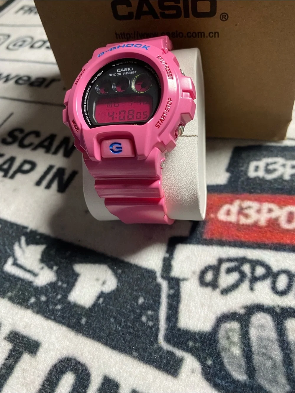 Casio G-Shock Box Set with Black and Red Logo Accents